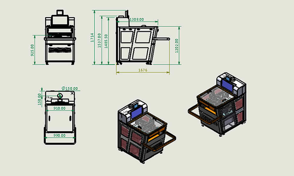 Machine 3D overview