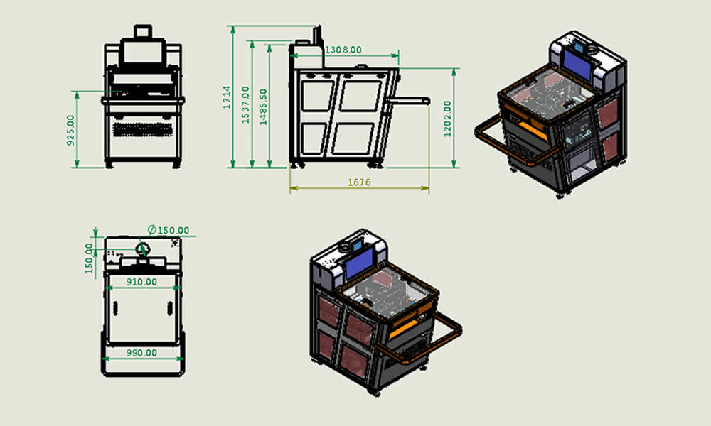 Machine 3D overview