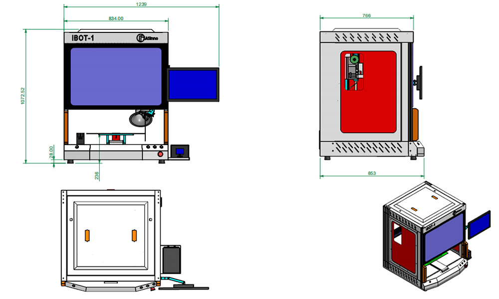 iBot-1 Automatic Soldering Robot Structure